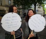 THE DAILY MAIL HATES BRITAIN PROTEST MANCHESTER
